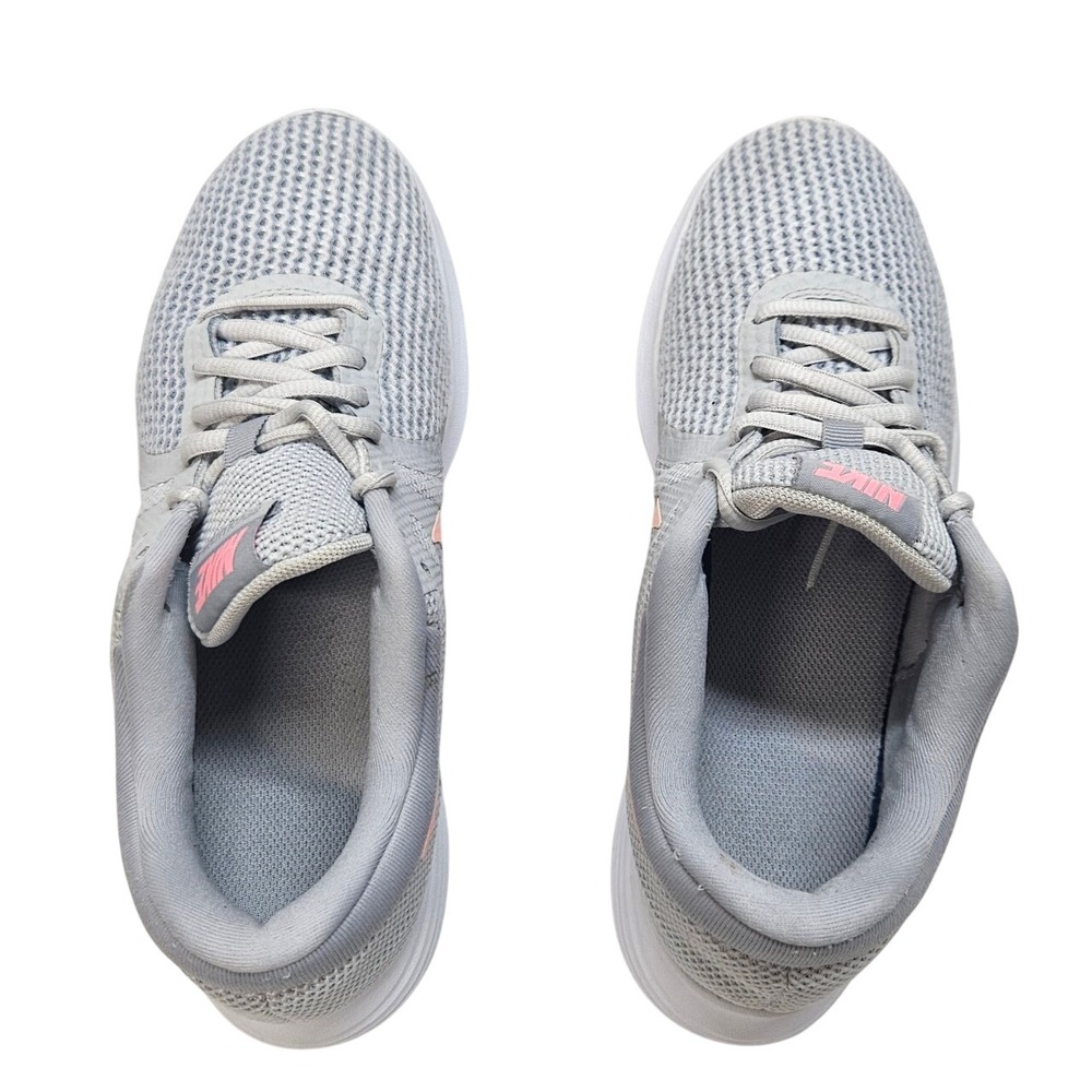 Nike Revolution 4 Pure Platinum‎ Sunset Women's Running Shoes Gray Pink Size 8.5 - Picture 5 of 12